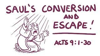 Saul's Conversion and Escape Bible Animation (Acts 9:1-30)