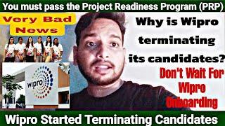 Wipro Big Update w.r.t PRP Program |Wipro Onboarding | Failed Candidates got Termination Mail #wipro