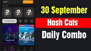 Hashcats Daily Combo 30 September | Hashcats Combo Today Card | hashcats airdrop | daily combo