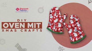 Christmas Craft | Beginner Friendly Oven Mitt