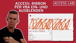 Access: Ribbon per VBA ein- und ausblenden