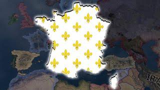 What If France Had Been Monarchist. - HOI4 Timelapse