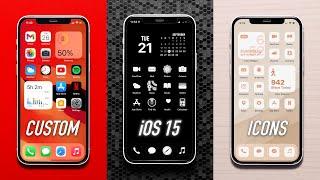 How to Customize iOS 15 Homescreen (icons & widgets)