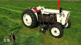 David Brown Hydraulic motor driven  Finger bar mower on D.B 770 Classic Tractor June 2020