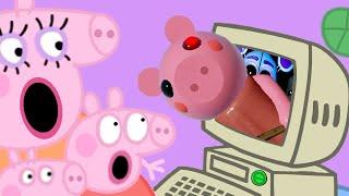 PIGGY Hunts PEPPA - Funny Roblox Piggy and Peppa Pig Animation