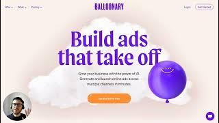 Balloonary.com walkthrough - Build and launch an ad in under 3 minutes