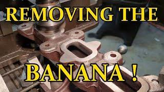 TAKING THE BANANA OUT OF A FIAT EXHAUST MANIFOLD !