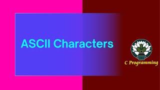 ASCII Characters