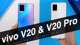 vivo V20 and V20 Pro Unboxing And 5 Reasons Why You SHOULD Get it! 