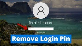 How to Remove PIN from Windows 10 | Easy Method