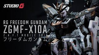 GUNPLA CUSTOM BUILD | RG 1/144 FREEDOM GUNDAM