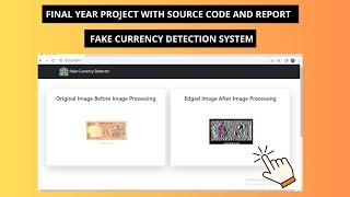 Fake Currency Detection Using Image Processing | Final Year Project