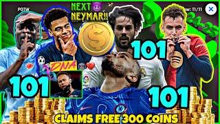 UPDATE PALING OP‼️FREE 3️⃣0️⃣0️⃣ COINSDRAW POTW SUMPAH PUAS HATI DOKU️, ISCO, DOUE  NEYMAR