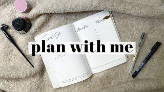 Plan with me | Minimal rolling weekly bullet journal setup