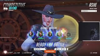 23400 DMG! GALE CASSIDY + ASHE OVERWATCH 2 SEASON 6 TOP 500 GAMEPLAY