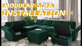 Belffin | Modular Sofa Assembly Instructions