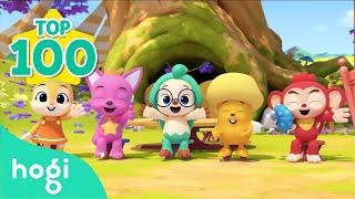 [TOP100] Kids' Favorite Songs｜Boo Boo Song + More｜Hogi Pinkfong