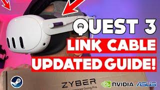 UPDATED META QUEST 3 GUIDE TO UR OCULUS LINK CABLE SUPERCHARGED PCVR EXPERIENCE!