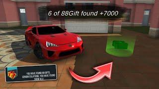 All gifts location in car parking multiplayer 88/88 latest version