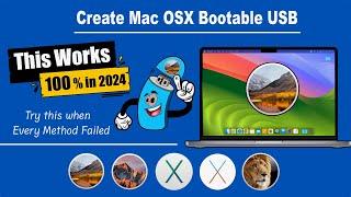 How to Create macOS Sierra or High Sierra Bootable USB in 2024  TRY THIS WHEN EVERY METHOD FAILED