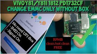 Change eMMC Only Vivo Y81 Without BOX | Fix Dual IMEI @mobilecareid