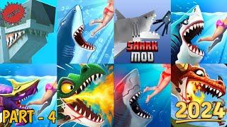 Hungry Shark World vs Hungry Shark Evo vs Hungry Dragon - All Dragons & Sharks Unlocked Hack Mod