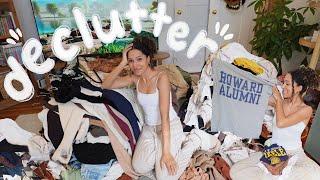 decluttering my entire home ~ closet & trinket body doubling clear out!