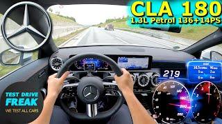 2024 Mercedes Benz CLA 180 136 + 14 PS TOP SPEED AUTOBAHN DRIVE POV