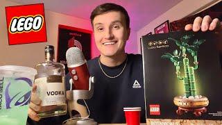 ASMR | Relaxing Lego Building & Drinking with me 