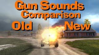 WOT Blitz Gun Sounds Comparison || New vs Old