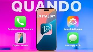 iOS 18 e LE FUNZIONI che MANCANO in ITALIA. Quando ARRIVANO?