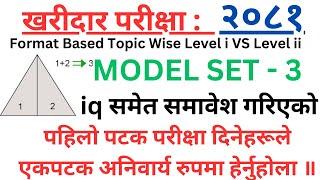 kharidar first paper 2081 !kharidar iq question 2081 ! kharidar model question !kharidar gk खरीदार !