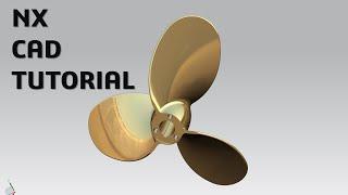 NX 12 CAD Tutorial #68 | 3D Modeling Fan Simple Design