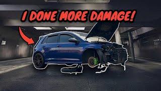 FIXING MY BLOWN GOLF R!