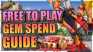 Ultimate F2P Gem Spending Guide for Rise of Kingdoms