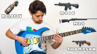Pubg sounds and music on guitar
