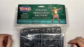 Let’s Look at Victrix Persian Armoured Archers | Plastic Miniature Review