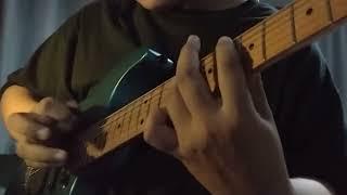 Guitar riff on hyperpop beat