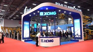 China's construction machinery company draws attention at Istanbul's trade exhibition