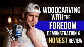 Woodcarving with the Foredom SR - Honest Review & Demonstration