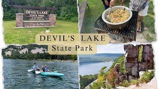 Devil's Lake State Park || Hiking, Cooking & Kayaks Adventure #devilslake #stateparks