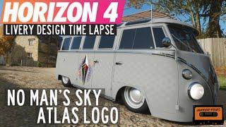 Forza Horizon 4 - Livery Time Lapse - No Man's Sky Atlas Logo [@COPPERPIXEL]