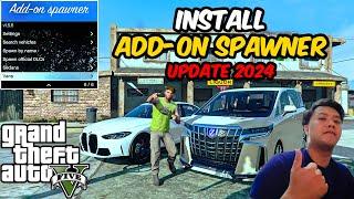 HOW TO INSTALL THE LATEST VEHICLE SPAWNER ADD-ON 2024 GTA 5 | GTA 5 MODS