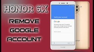 BYPASS FRP LOCK HUAWEI HONOR 6X SKIP GOOGLE ACCOUNT LAST UPDATE