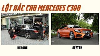 [WrapStudio] LỘT XÁC MEREDES C300 | WRAP DECAL ĐỔI MÀU Ô TÔ CHUYÊN NGHIỆP  | AX WRAP FILM