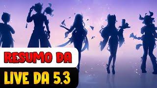 7 PERSONAGENS NOVOS, 3 BANNERS, MAVUIKA E MUITO MAIS! RESUMO DA LIVE DA 5.3!