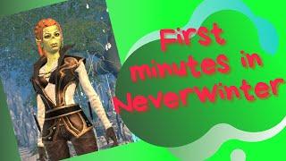 First minutes in Neverwinter