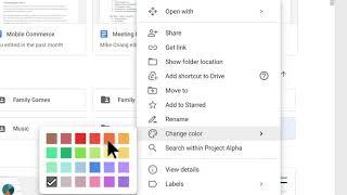 How to: Change Folder Color in Google Drive