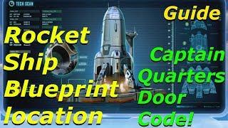 How To Find Rocket Ship Blueprints & Captains Quarters Door Code! Guide (Subnautica Full Release)