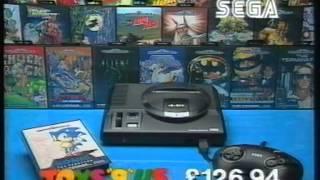 Toys R Us UK TV Advert 1992 (TSW Region) Featuring Sega Mega Drive